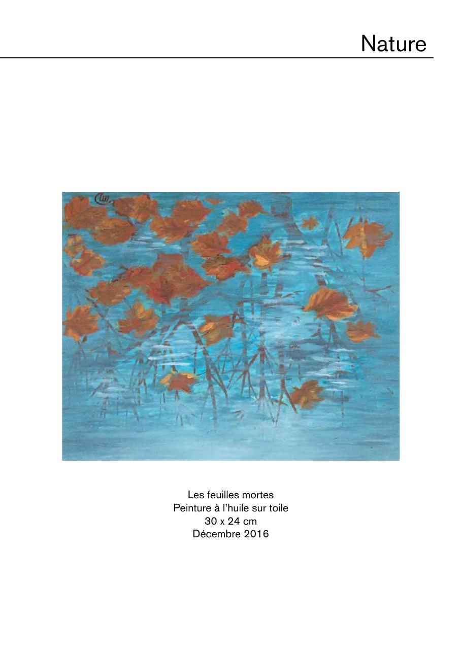 Les feuilles mortes — Marjolaine Daniel